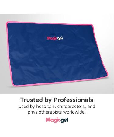 Magic Gel Extra Large Reusable Ice Pack (15 x 23.5 inches) for Full Body Pain Relief | Ideal for Injuries, Swelling, Bruises, Sprains | Ice Blanket for Sleeping & Physical Therapy - Buy Online on GoSupps.com