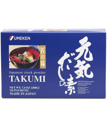 Umeken Takumi Stock Powder, No MSG Added, 26 Packets / Pack of 1 26 Count (Pack of 1)