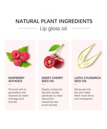 Hydrating Lip Glow Oil | Long Lasting Lip Gloss & Balm | Moisturizing Lip Oil for Dry Lips - Rosewood 012 - Buy Online on GoSupps.com