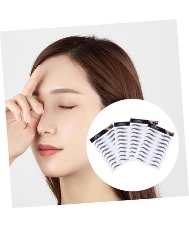 FOMIYES 12 Pcs Eyebrow Stickers Make up Kit Makeup Brow Sticker Imitation Eyebrow Semi-permanent 6d Mold - Buy Online on GoSupps.com