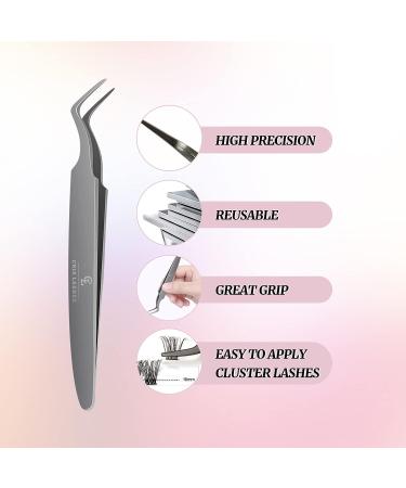 Crislashes Stainless Steel DIY Lash Applicator Tool for Cluster Lashes - 1 Count - Buy Online on GoSupps.com