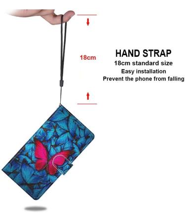 Miagon Full Body Wallet Case for Samsung Galaxy J6 2018 Colorful Pattern Design PU Leather Flip Cover with Magnetic Closure Stand Card Slot Red Butterfly Samsung Galaxy J6 2018 Red Butterfly - Buy Online on GoSupps.com