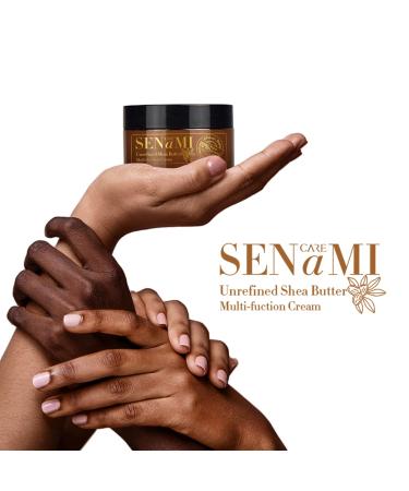 Unrefined Raw African Shea Butter 100g - Pure Moisturizing Face & Body Butter for All Skin Types - Buy Online on GoSupps.com