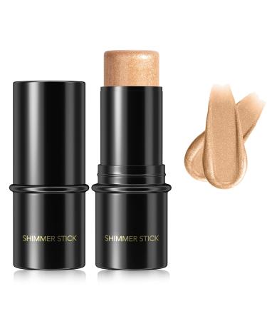 Highlighter Makeup Contour Stick Highlighter Contour Bronzer Wand Face Brightens Contour Stick for Long-Lasting & Waterproof. Face Make-up&Body Contour Highlight Makeup for Daily Wear(4#Highlighter) 4#Highlighter 29.00 g (Pack of 1)