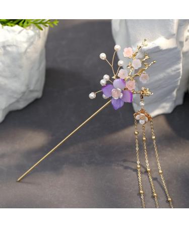 Beaupretty 1pc Hairpin Headdress Traditional Hair Stick Hair Stick Pin Handmad Flower Hair Stick Hair Making Accessories Retro Hair Chopsticks Japanese Hair Pin Vintage Hair Pin Alloy - Buy Online on GoSupps.com