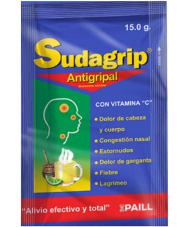 Sudagrip Antigripal con Vitamina C - R pido Alivio para Resfriados | Env o Internacional disponible - Buy Online on GoSupps.com