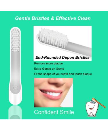 Quip Toothbrush Replacement Heads - 4 Pack Soft Bristle Brush Refills for Adults & Kids - White - Buy Online on GoSupps.com