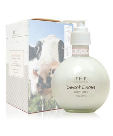 FarmHouse Fresh Sweet Cream Body Milk Sweet Cream 8 Fl Oz (Pack of 1)