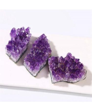 Natural Crystal Rough 1/5PC 1PC/50-60g Natural Raw Purple Brazilian Amethyst Quartz Crystal Cluster Druzy Geode Stone Specimen Home Decor Craft Ornament (Color : 1pc) - Buy Online on GoSupps.com