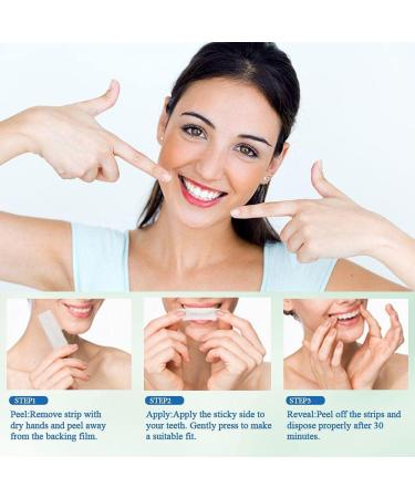 5D Schloss Powerful Teeth Whitening Strips 56 Single Adhesion Teeth Whitening Strips Insensitive Whitening Strips With Anti-sensitivity Factors Comfortable and Without Tooth Acid - Buy Online on GoSupps.com