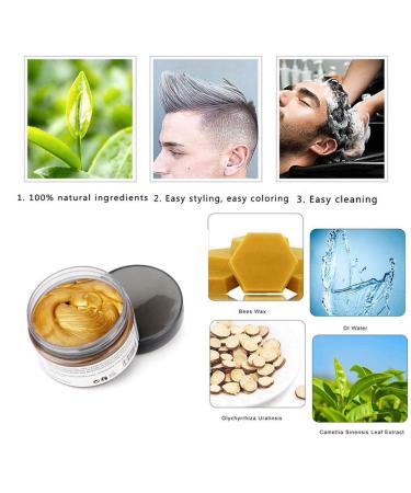 MOFAJANG Orange Gold Hair Coloring Wax - Temporary Hairstyle Cream 4.23oz for Men and Women - Perfect for Party Cosplay - Buy Online on GoSupps.com