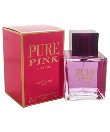 Karen Low Pure Pink Eau De Parfum Spray for Women 3.4 Ounce