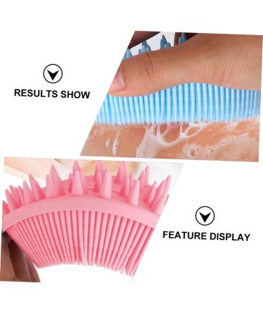 Plafope 2-Piece Silicone Shampoo Brush Set - Multifunctional Scalp Massage & Hair Cleaning Tool - Portable Silicone Hair Brush for Ultimate Care - Buy Online on GoSupps.com