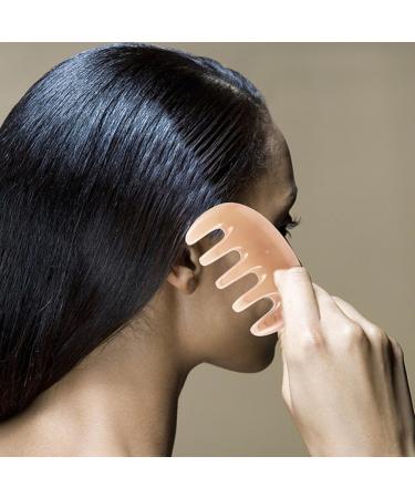DEARMAMY Head Massage Comb Set - 2pcs Wax 5-Scalp Care Gua Sha Tool | Anti-Static Comb for Ultimate Relaxation & Wellness - Buy Online on GoSupps.com