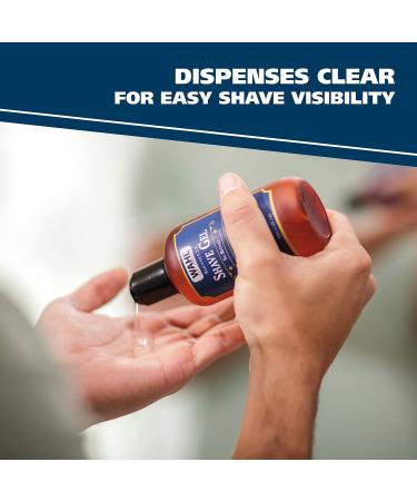 Wahl Clear Shave Gel 8.5 Oz - Clean, Close, Comfortable Shave, Easy Edging, Razor Cleaning, Softens Beard and Skin - Buy Online on GoSupps.com