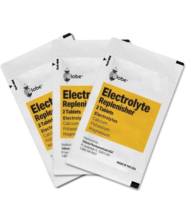 Globe Electrolyte Replacement Tablets - 100 Count for Rehydration Exercise Recovery & Sports | Specially for Athletes Hiking & Camping - Buy Online on GoSupps.com