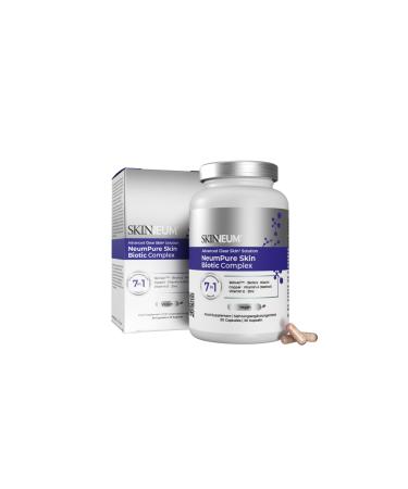 Skincare Anti Spot Coplex for skin lightening | With Vitamin C 12mg + Niacin 16mg + Retinol + Zinc + SkinAx2™ probiotics (1 billion CFU) SKINNEUM Neumpure Skin Biotic (30 Capsule)