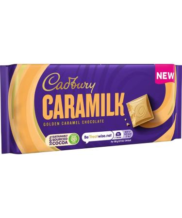 Cadbury Caramilk Golden Caramel Chocolate Bar 160g - Buy Online on GoSupps.com
