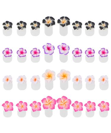 Uonlytech Nail Art 32pcs Silicone Toe Separators Flower Toe Separator Toe Nail Separators Toes Dividers Pedicures Nail Art Tools Pedicure Spacers for Nail Salon Toes Dividers