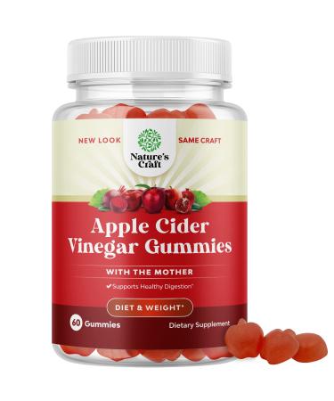 ACV Apple Cider Vinegar Gummies - Superfood Infused ACV Gummies Vitamins for Adults for Detox Cleanse Immune Support Digestion and Glowing Skin - Delicious Daily Energy Gummies with Vitamin B Complex