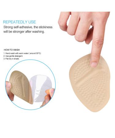 Buy 2 Pairs of Anti-Slip Gel Forefoot Insoles - Best Ball of Foot Cushions for Women | High Heel Shoe Pad Inserts - Buy Online on GoSupps.com