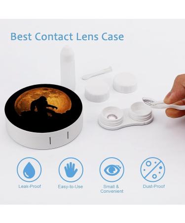 Red Moon Bigfoot Contact Lens Case with Mirror - Stylish Storage Box for Lens Kits | International Shipping Available - Buy Online on GoSupps.com