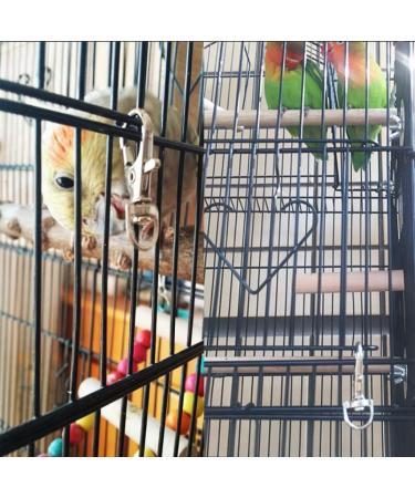 12Pcs Pet Bird Cage Metal Buckle Lock Clips - Anti-Escape Iron Trigger Snap Hooks - Buy Online on GoSupps.com