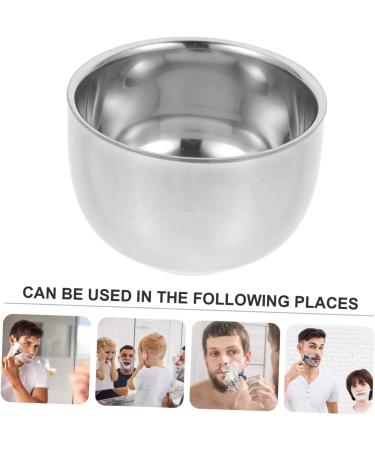 Sewoart Bartbrush Bowl Razor | Stainless Steel Shaving Soap Cup for Smooth Shaving | International Shipping Available - Buy Online on GoSupps.com