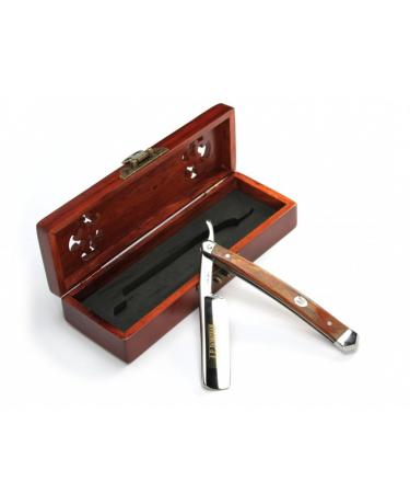 A.P.Donovan - Excellent 7/8 "Razor with gold etching + wooden handle (blade made of hardened non -rust -free steel) yeast bowl - Mahogany Razor Set 2 - Buy Online on GoSupps.com