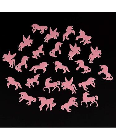 3D Glow in The Dark Unicorn Wall Decals - Nursery Kids Bedroom Decor Sticker Set (24 Unicorns) - Buy Online on GoSupps.com
