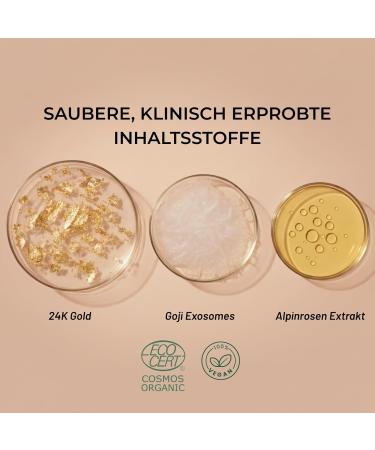 L'AYLLA Exosome Glow Oil - Huile pour le visage rayonnante avec exosomes - Or 24 carats - Cell de tige v g tale - Pour lissage soign et imm diat - Peau lumineuse - V g talien et suisse - Buy Online on GoSupps.com