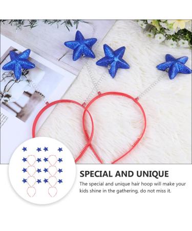 Buy Minkissy Star Poinsettia Hair Ties for Kids - Blue Sequin Hair Accessories | International Shipping - Buy Online on GoSupps.com