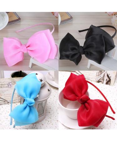 Red Lace Bow Headband for Women and Girls - Halloween Party Hair Hoop - Cosplay Costume Accessory - Buy Online on GoSupps.com