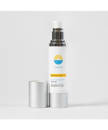 SUNNIE ScarSmooth Scar Gel 50ml - Medical Grade Advanced Cream for Surgical, C-Section, Burns & Acne Scars - Promotes Skin Cell Regeneration & Health - Buy Online on GoSupps.com