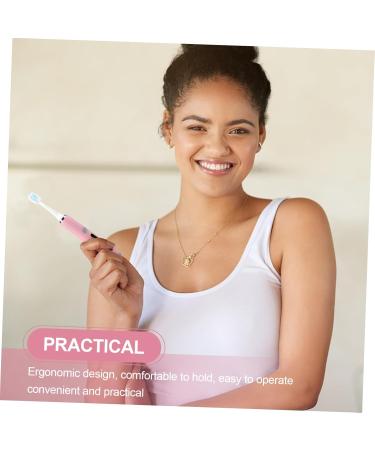 Minkissy Adult Electric Toothbrush Set - 2 Pink Soft Bristle Toothbrushes for Adults & Kids - USB Rechargeable Practical & Comfortable for Everyday Use - Buy Online on GoSupps.com