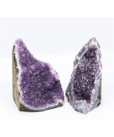 1pc 300g-1500g Natural Dark Amethyst Geode Stone Crystal Cluster Gift Ornaments Suitable for Home Crystals Stone Mineral Specimen - Buy Online on GoSupps.com