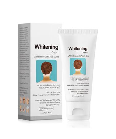 Face and Body Whitening Cream Skin Lightening Cream for Dark Skin Skin Bleaching Cream with Retinol for Acanthosis Nigricans Hard Skin Body Moisturiser Fade Melanin on Body Armpit Knees Elbows