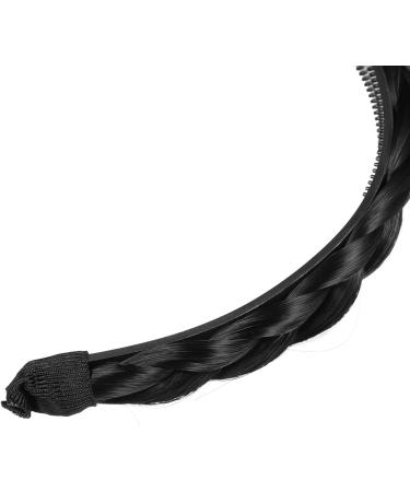 Fashion Synthetic Wig Headband Front Hair Bangs Fringe Extensions Women Girls Black - Buy Online on GoSupps.com