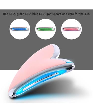 Microstrom Facial Gua Sha - Vibrating Heating Massager & LED Facial Lifting Tool for Neck & Face - International Shipping Available - Buy Online on GoSupps.com