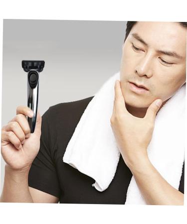 Professional Men's Razor Set - Metal Short Handle Double-Edged Razor for Precision Shaving | International Shipping Available - Buy Online on GoSupps.com
