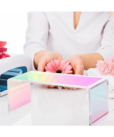 Acrylic Nail Arm Rest Cushion - Aurora Transparency | Thickened Hand Pillow for Manicures | Nail Tech Arm Holder Stand for Salon Tables - Buy Online on GoSupps.com