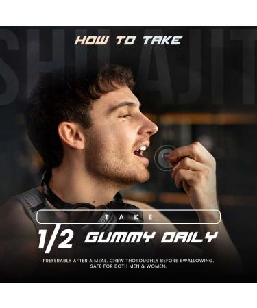 Himalayan Resin Shilajit Gummies for Men Gummies 85+ Trace Minerals & Fulvic Acid Natural Energy & Vitality Support (2) 30 Count (Pack of 1) - Buy Online on GoSupps.com