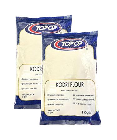 Top op Kodri Flour 1kg (Pack of 2) - Used to Make Dosas Pancakes and Chapattis - Diet Food