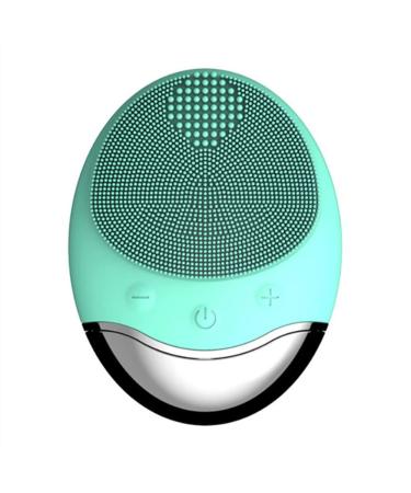 SMSOM Facial Cleansing Brush Wireless Charging IPX7 Waterproof Face Brush Use for Exfoliating Massaging and Deep Cleansing (Color : Green) Charcoal Green