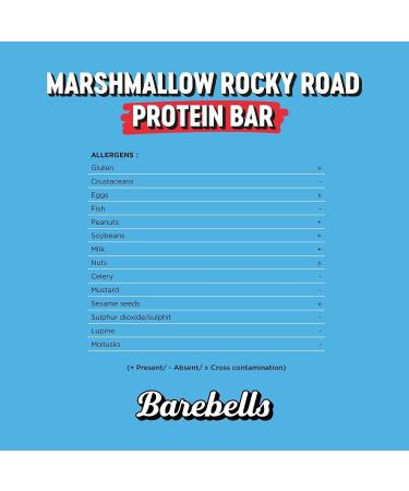 Barebells Barbells Protein Bars 55g x 12 Bars (Marshmallow) - Buy Online on GoSupps.com
