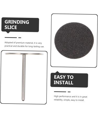 Housoutil 1 Set Nail Polishing Sheets Mini Nail File Foot File Dead Skin Removing Tools Manicure Accessory Stainless Steel Drill Bit Pedicure Disc Grinding Feet Substitute Lava Stone - Buy Online on GoSupps.com