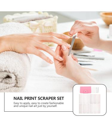 Minkissy Nail Art Printing Plate Set | Metal Nail Design Stamp & Scraper | Halloween & Flower Patterns - Buy Online on GoSupps.com
