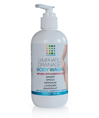 Bruizex Lymphatic Drainage Shower Gel: Natural Herbal Body Wash for healthy lymph flow and body detox I Excellent after lymphatic manual or tool massage  post lipo  bbl  lymphedema  lipedema I 8.0z