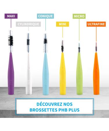 Crinex PHB Plus Mini Interdental Brushes - 3mm 12 Pieces | Optimal Dental Care for Healthy Smiles - International Shipping Available - Buy Online on GoSupps.com