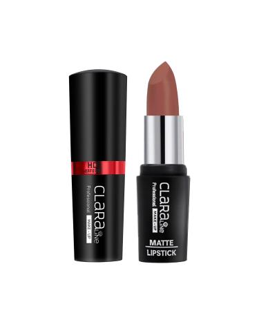 Claraline Matte Lipstick - Long Lasting Lip Makeup for Women | Highly Pigmented Colors | Smudge-Proof  Cruelty-Free Halal-Certified & Paraben-Free | Nude Brown 456
